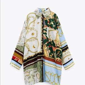 Zara Oversized Patchwork Shirt